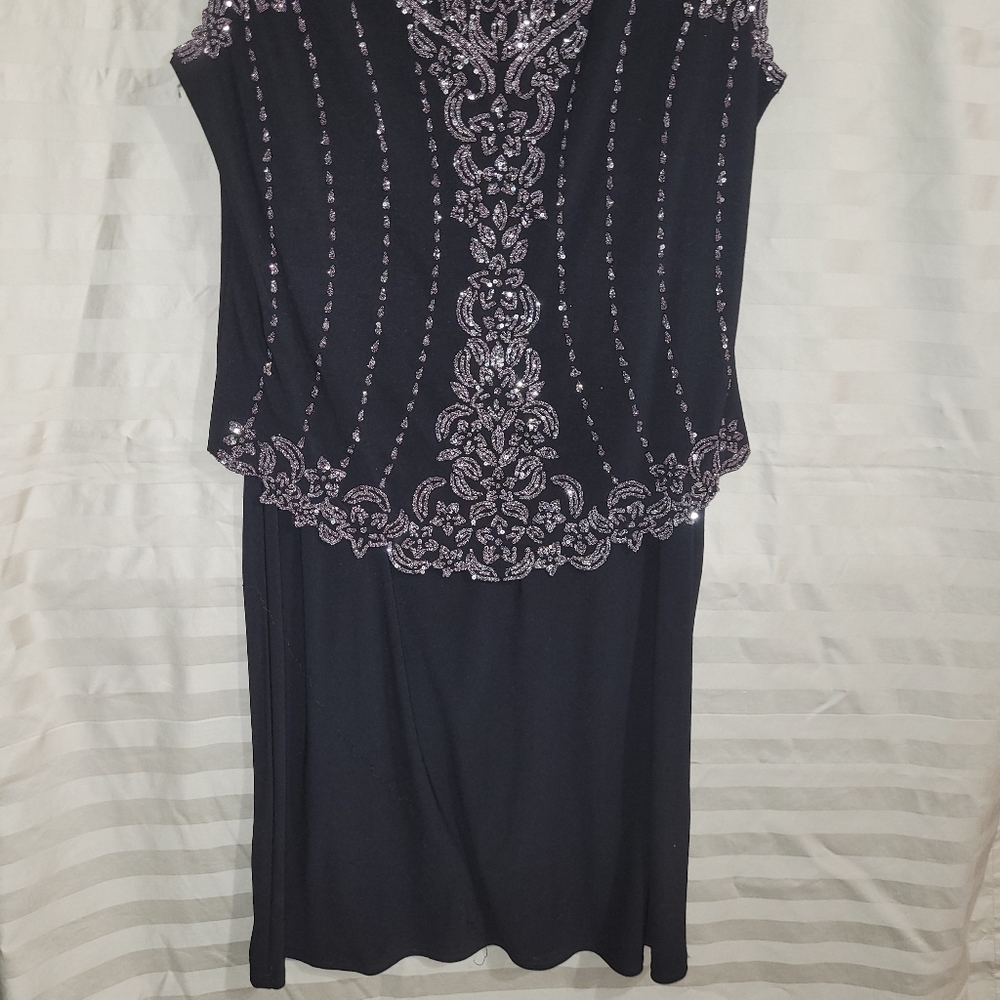 Another Thyme - Black Dress with Beautiful Embelishments. Size 8, 1 pc